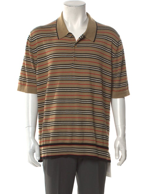 Burberry House Check Pattern Merino Wool Polo Shirt