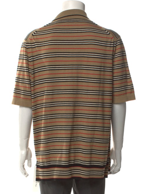 Burberry House Check Pattern Merino Wool Polo Shirt