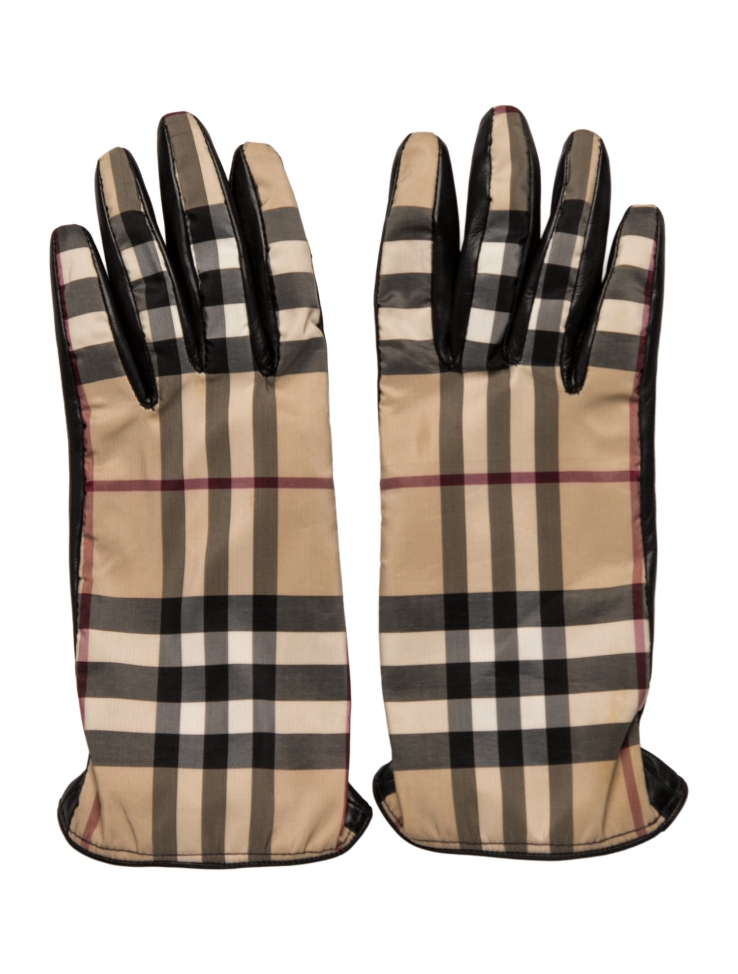 Burberry Check Winter Gloves