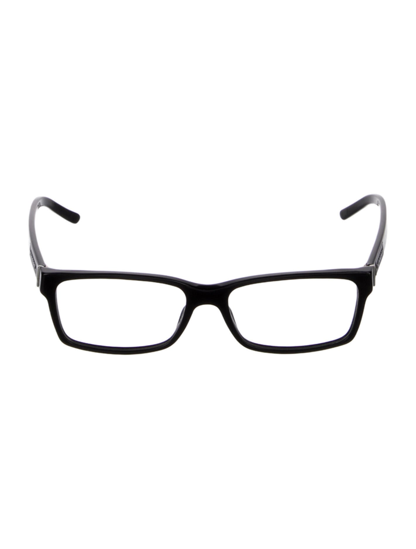 Burberry House Check Pattern Square Eyeglasses