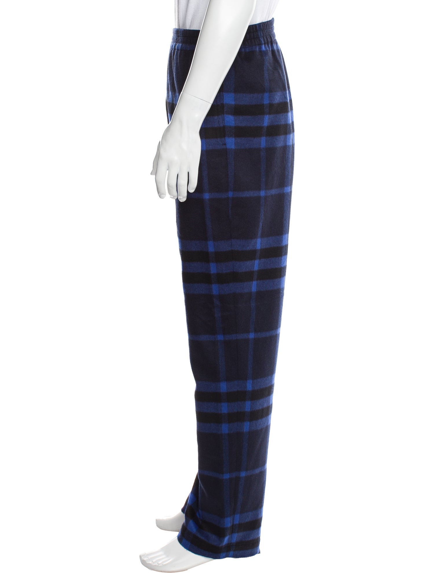 Burberry Cashmere Plaid Print Lounge Bottoms w/ Tags