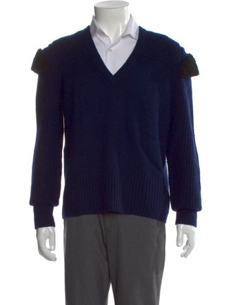 Burberry Wool V-Neck Cardigan