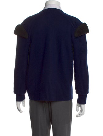 Burberry Wool V-Neck Cardigan