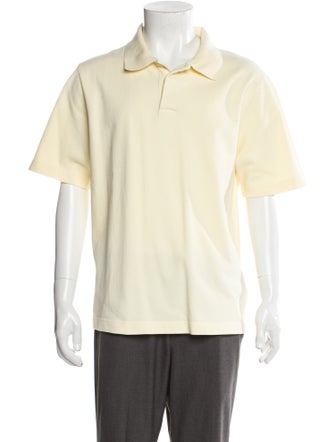 Burberry Nova Check Pattern Crew Neck Polo Shirt