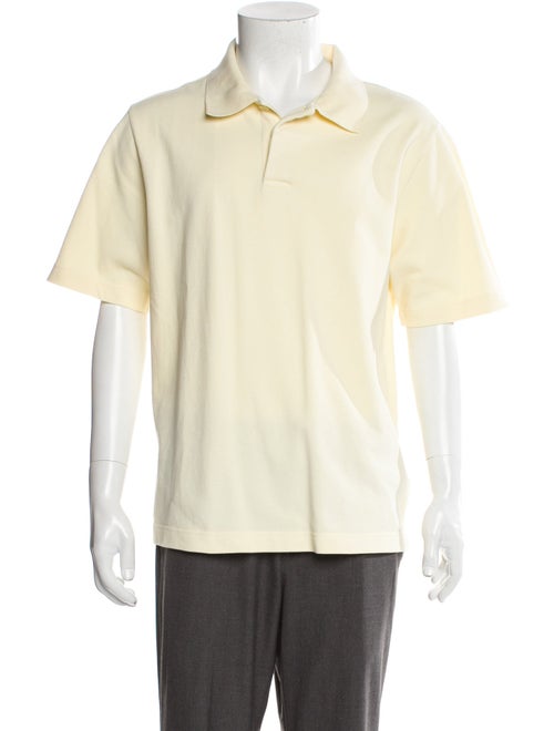 Burberry Nova Check Pattern Crew Neck Polo Shirt