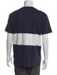 Burberry Colorblock Pattern Crew Neck T-Shirt