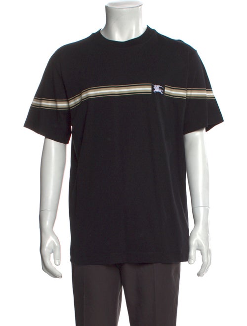 Burberry Nova Check Pattern Crew Neck T-Shirt