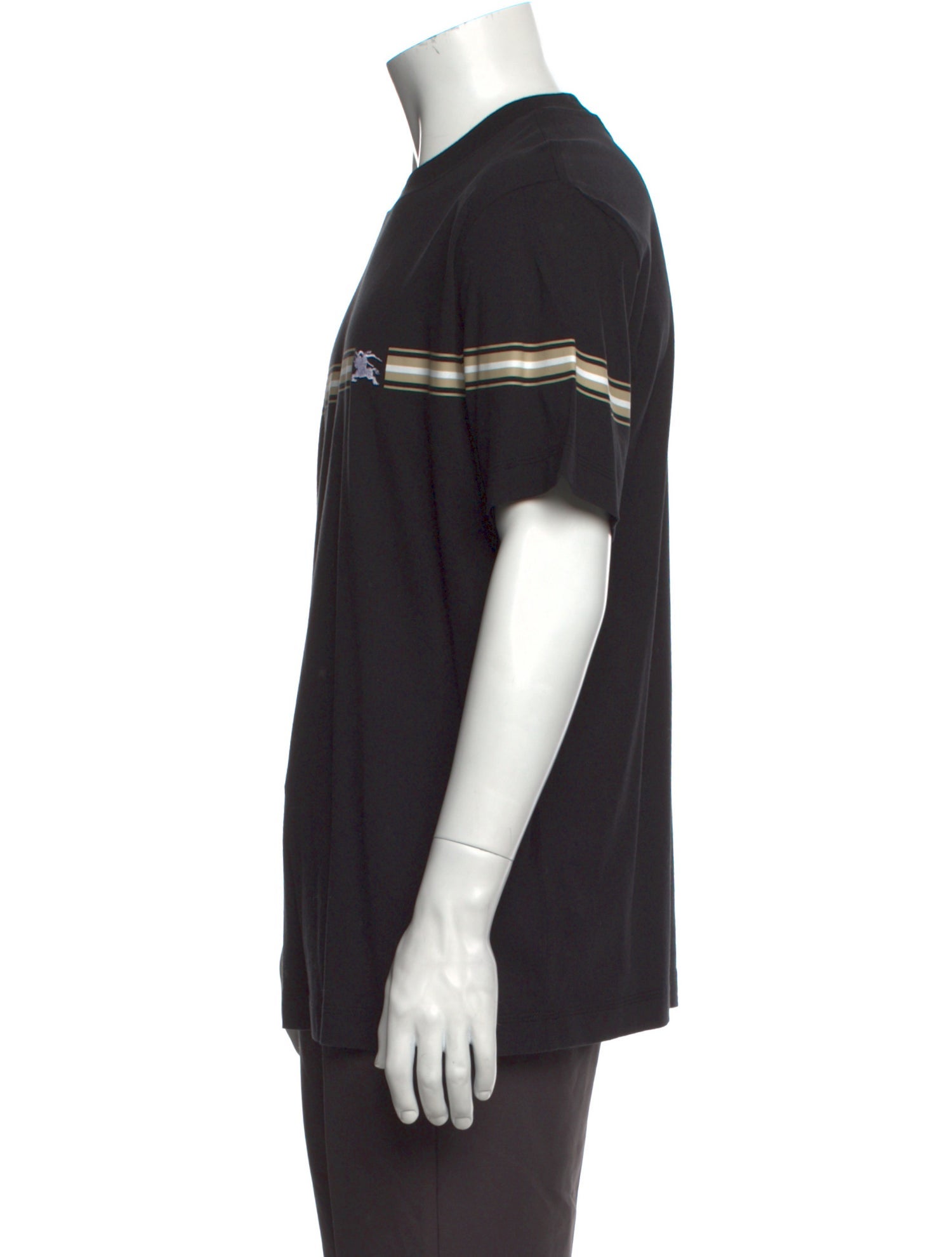 Burberry Nova Check Pattern Crew Neck T-Shirt