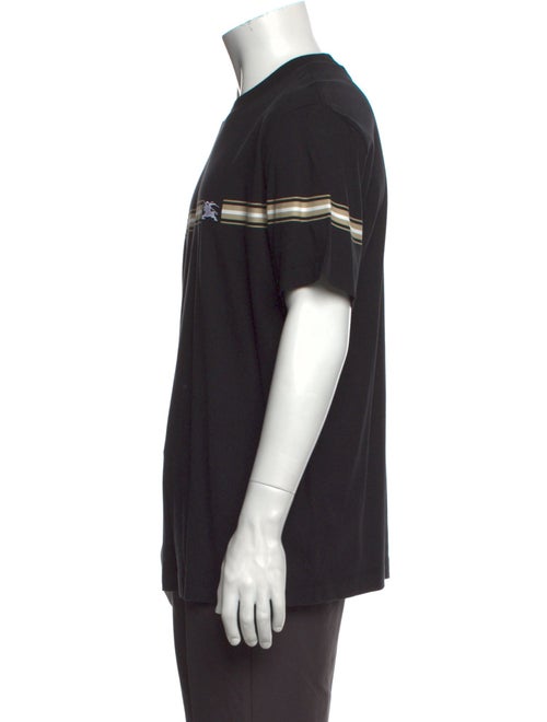 Burberry Nova Check Pattern Crew Neck T-Shirt