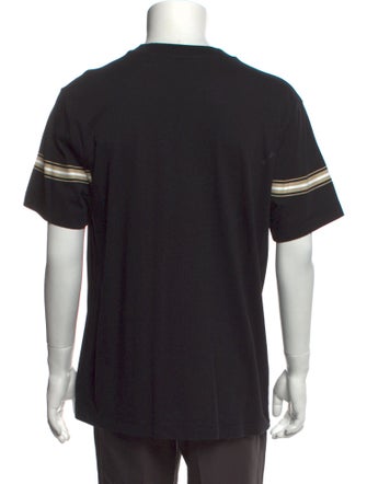 Burberry Nova Check Pattern Crew Neck T-Shirt