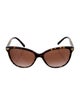Burberry Nova Check Pattern Cat-Eye Sunglasses