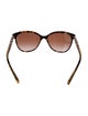 Burberry Nova Check Pattern Cat-Eye Sunglasses