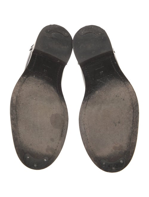 Burberry TB Monogram Leather Loafers