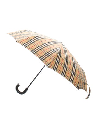 Burberry Check Print Umbrella
