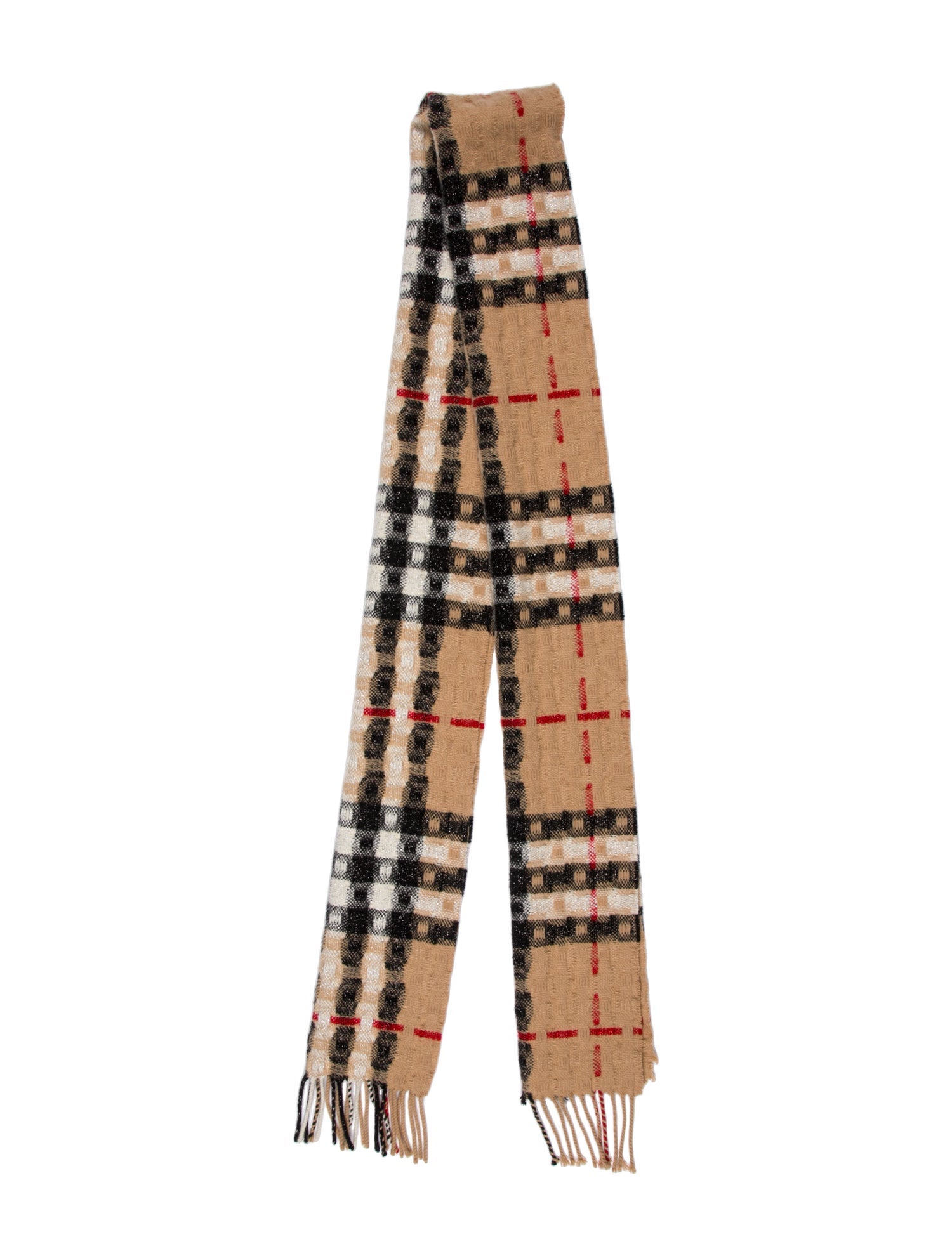 Burberry Merino Wool House Check Pattern Scarf