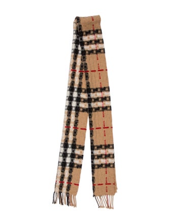 Burberry Merino Wool House Check Pattern Scarf