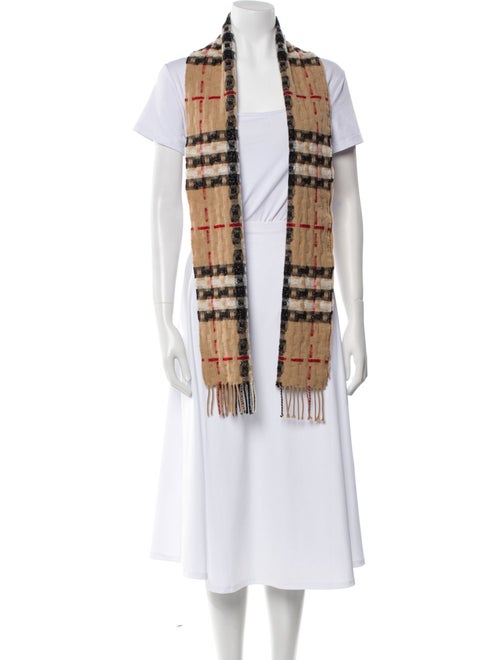 Burberry Merino Wool House Check Pattern Scarf