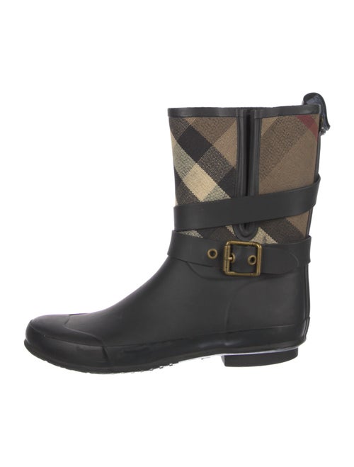 Burberry Rubber Printed Rain Boots