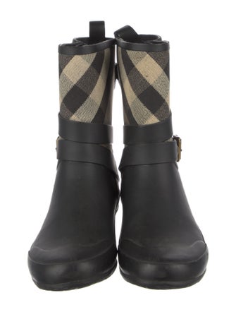 Burberry Rubber Printed Rain Boots