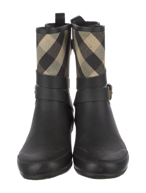 Burberry Rubber Printed Rain Boots