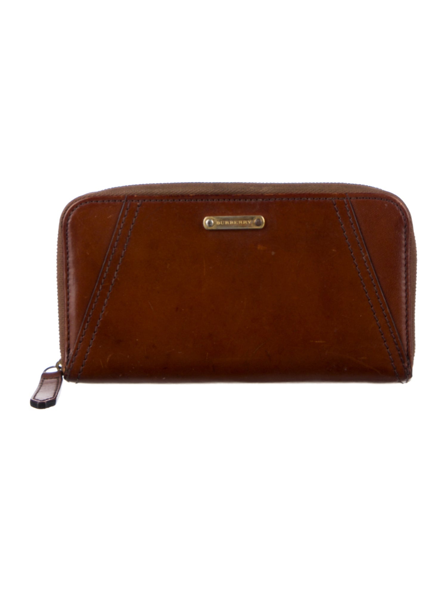 Burberry Travel Continental Wallet Leather Continental Wallet