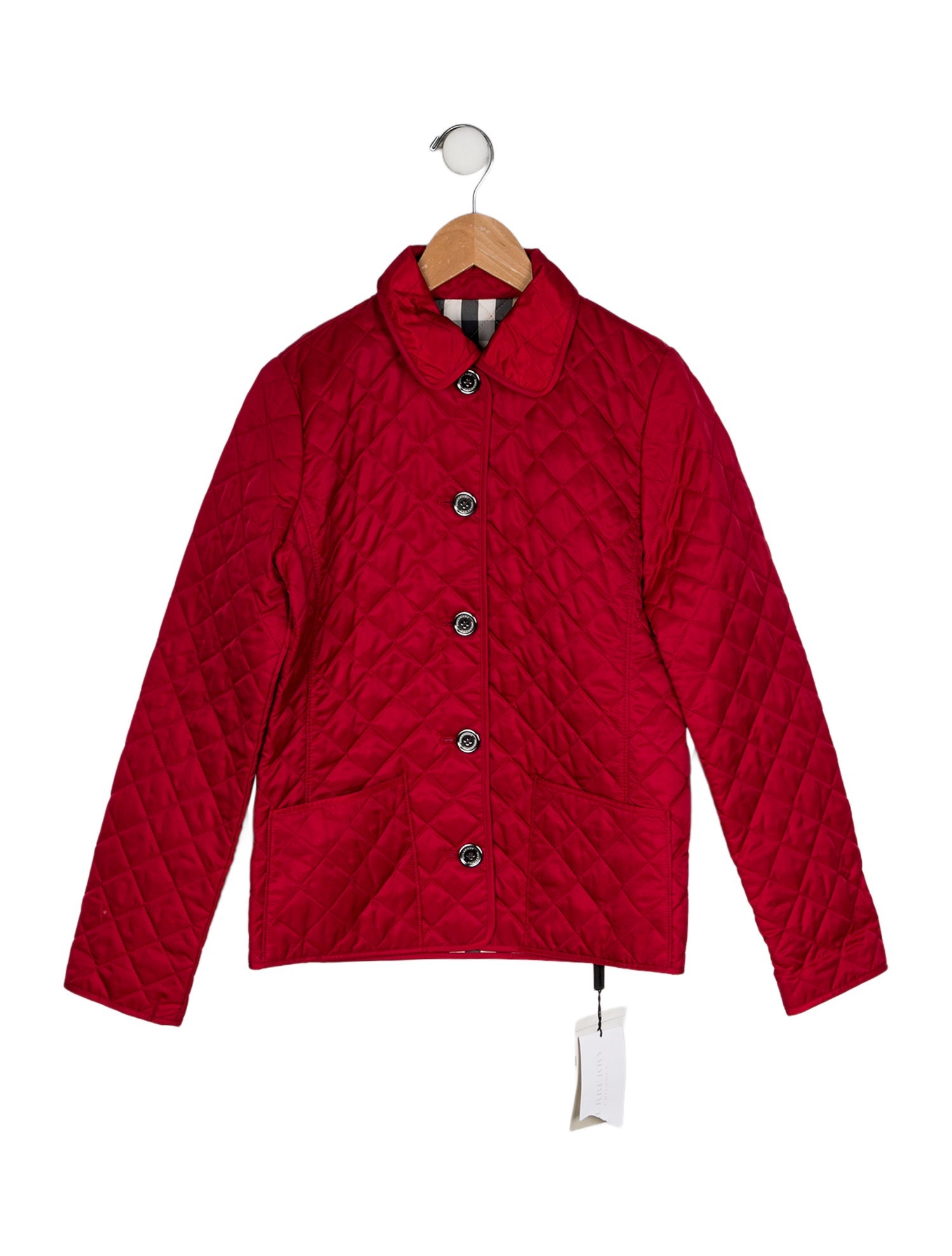 Burberry Girls' Quilted Causal Jacket