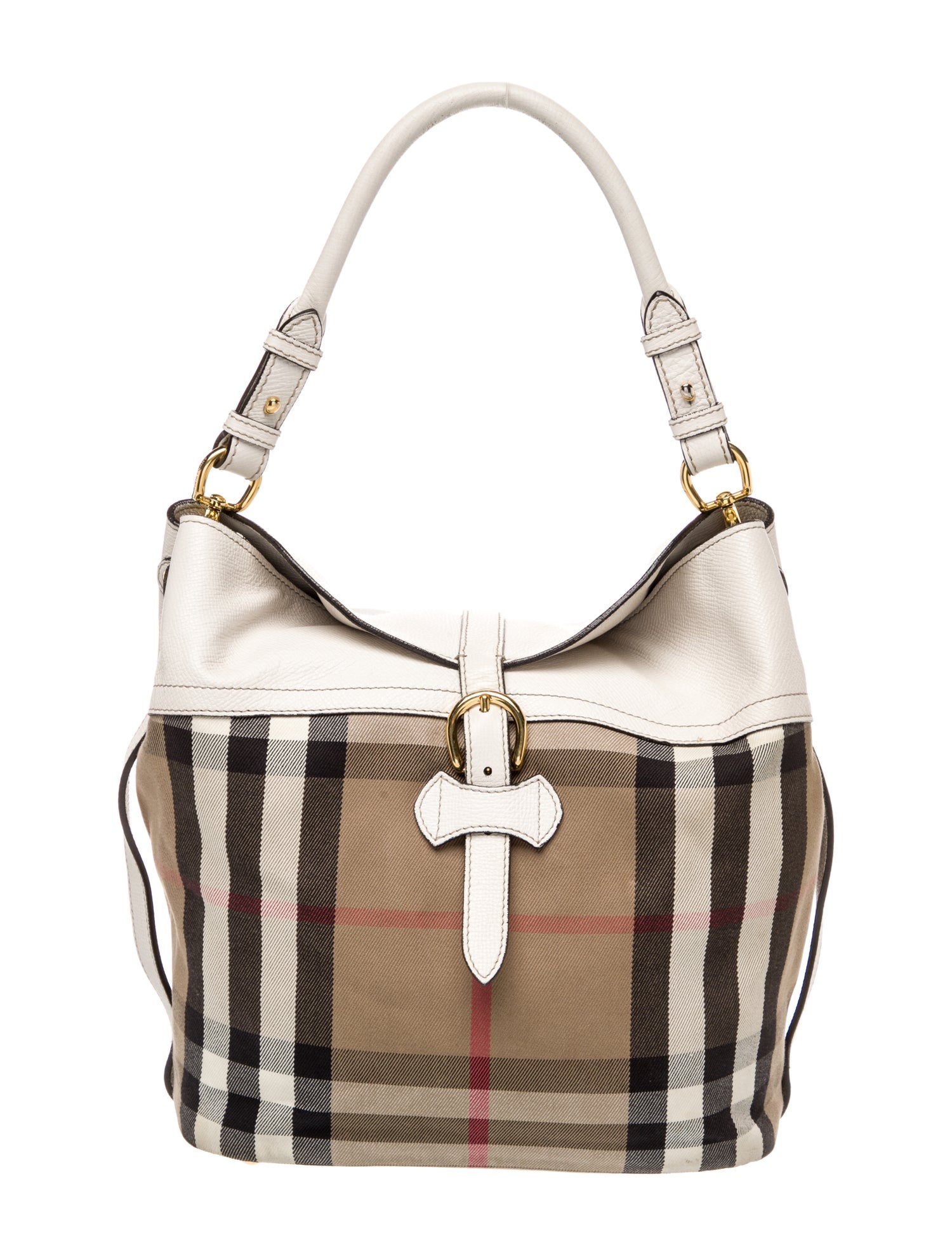 Burberry House Check Sycamore Hobo