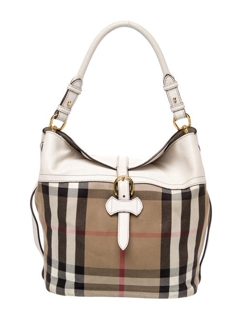 Burberry House Check Sycamore Hobo