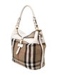 Burberry House Check Sycamore Hobo
