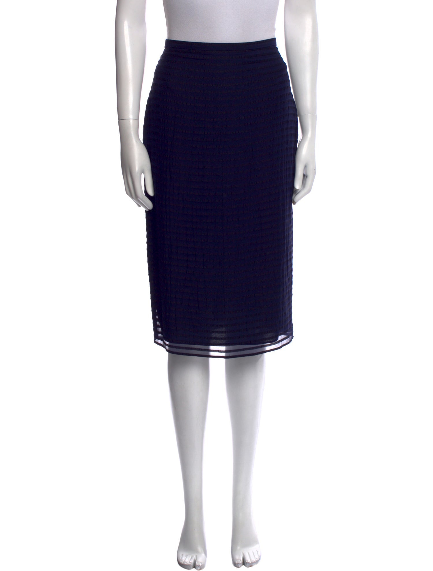 Burberry Prorsum Wool Knee-Length Skirt