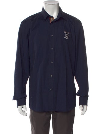 Burberry Nova Check Pattern Long Sleeve Dress Shirt