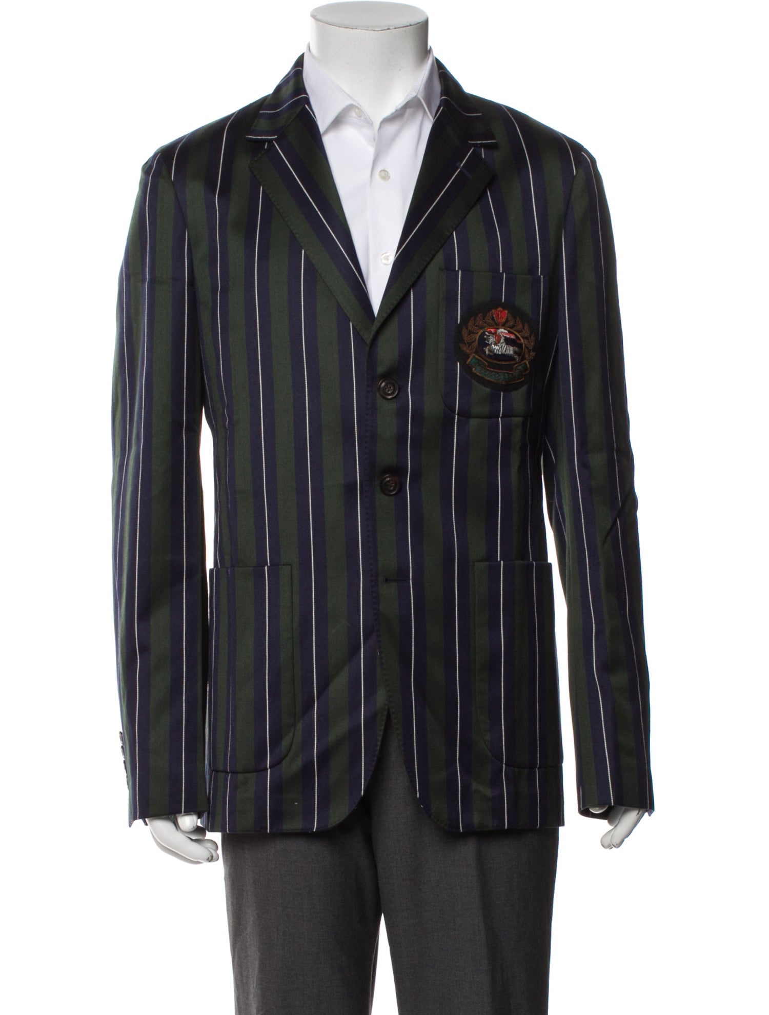 Burberry Wool Striped Blazer w/ Tags