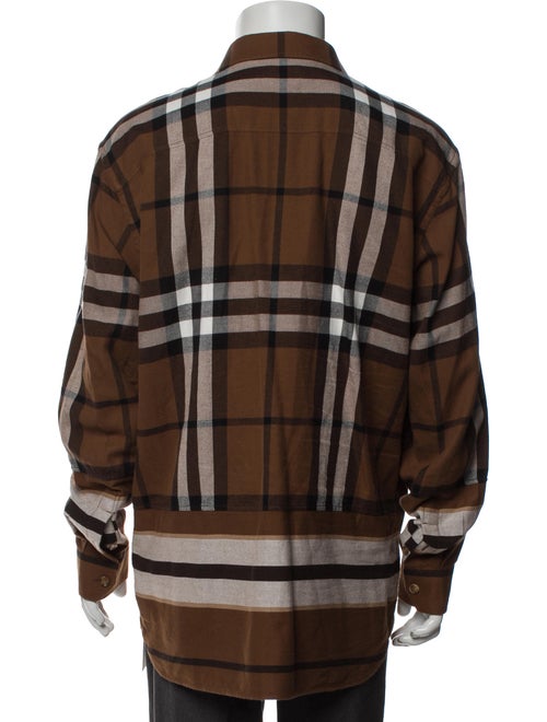 Burberry House Check Pattern Long Sleeve Shirt