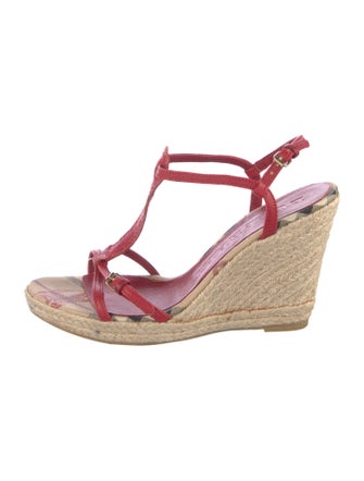 Burberry Leather Espadrilles