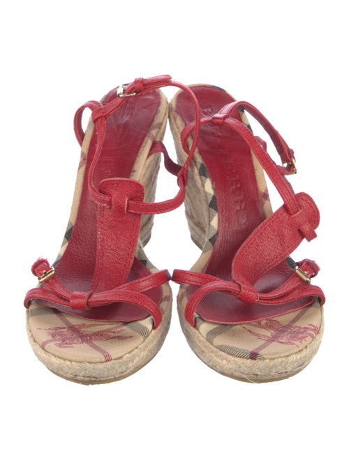 Burberry Leather Espadrilles