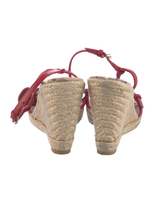 Burberry Leather Espadrilles