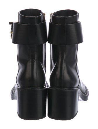 Burberry Leather Combat Boots