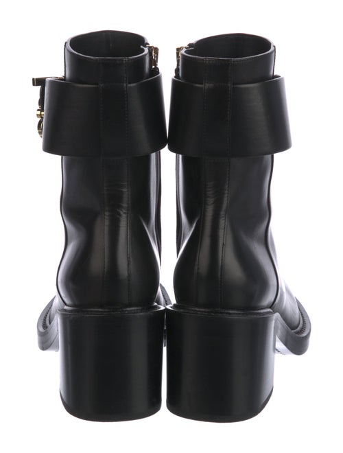Burberry Leather Combat Boots