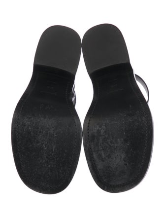 Burberry Leather Combat Boots