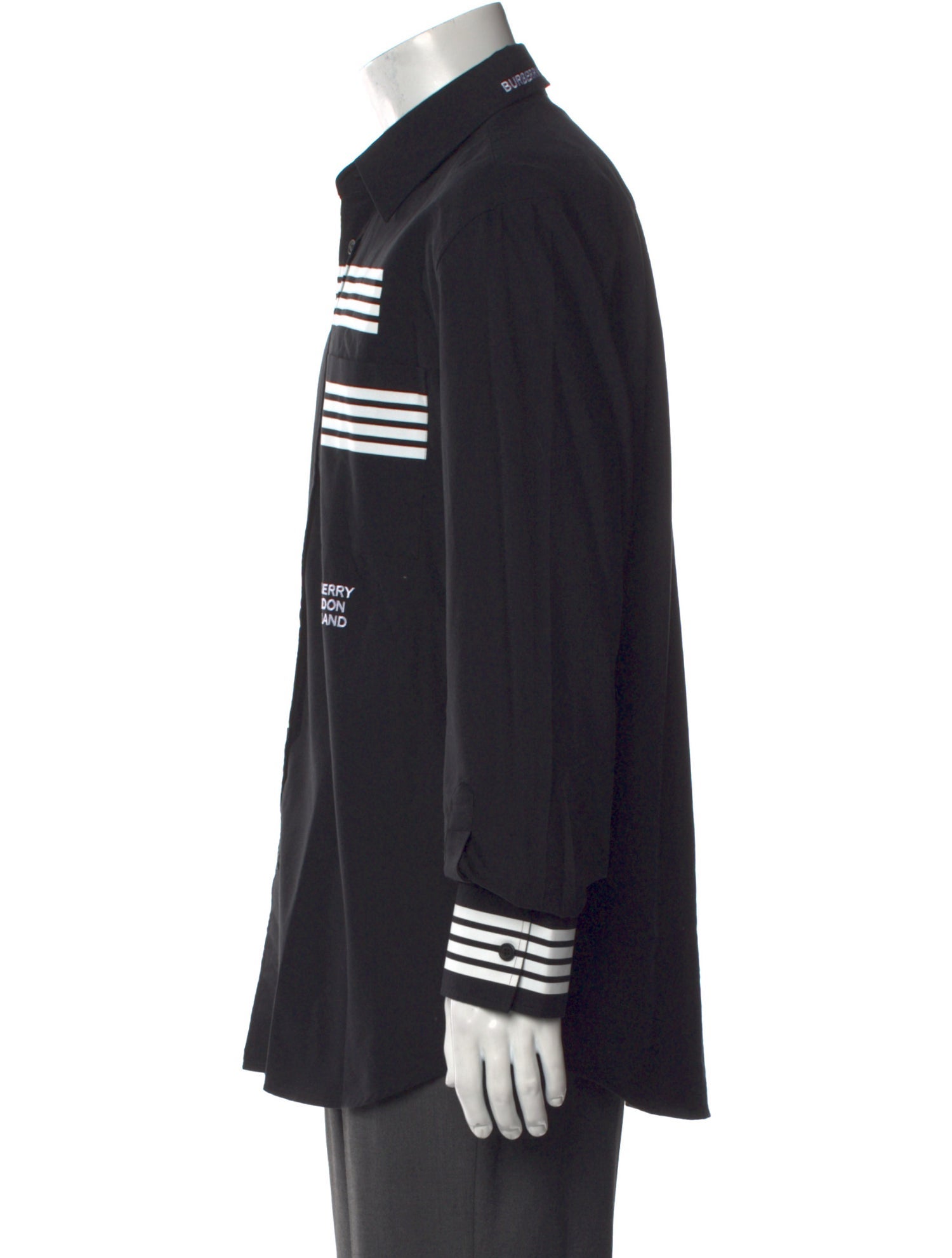 Burberry Striped Long Sleeve Shirt