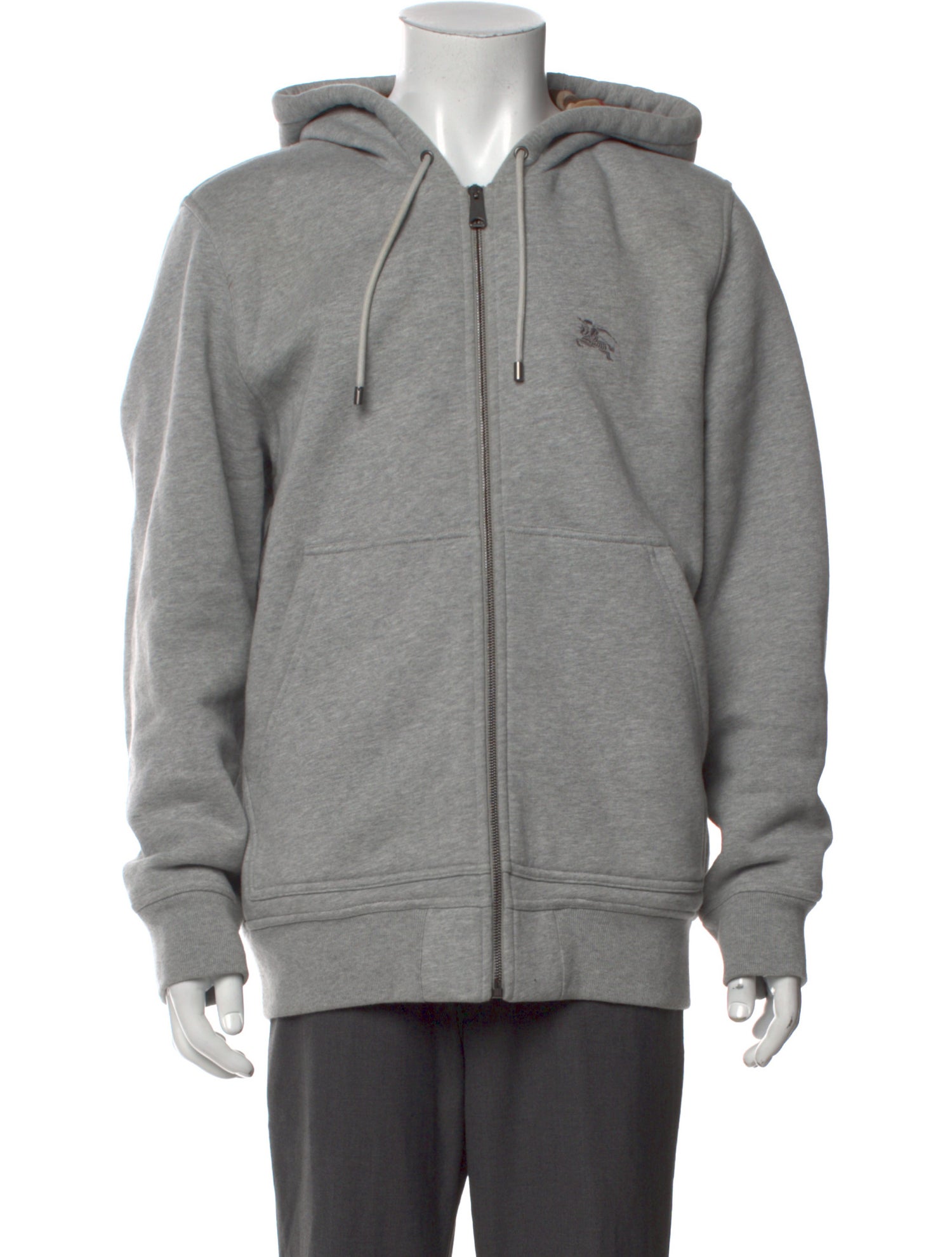 Burberry House Check Pattern Crew Neck Hoodie