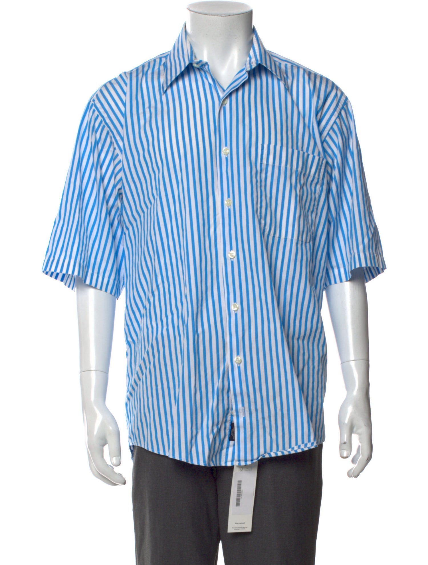 Burberry London Striped Short Sleeve Shirt