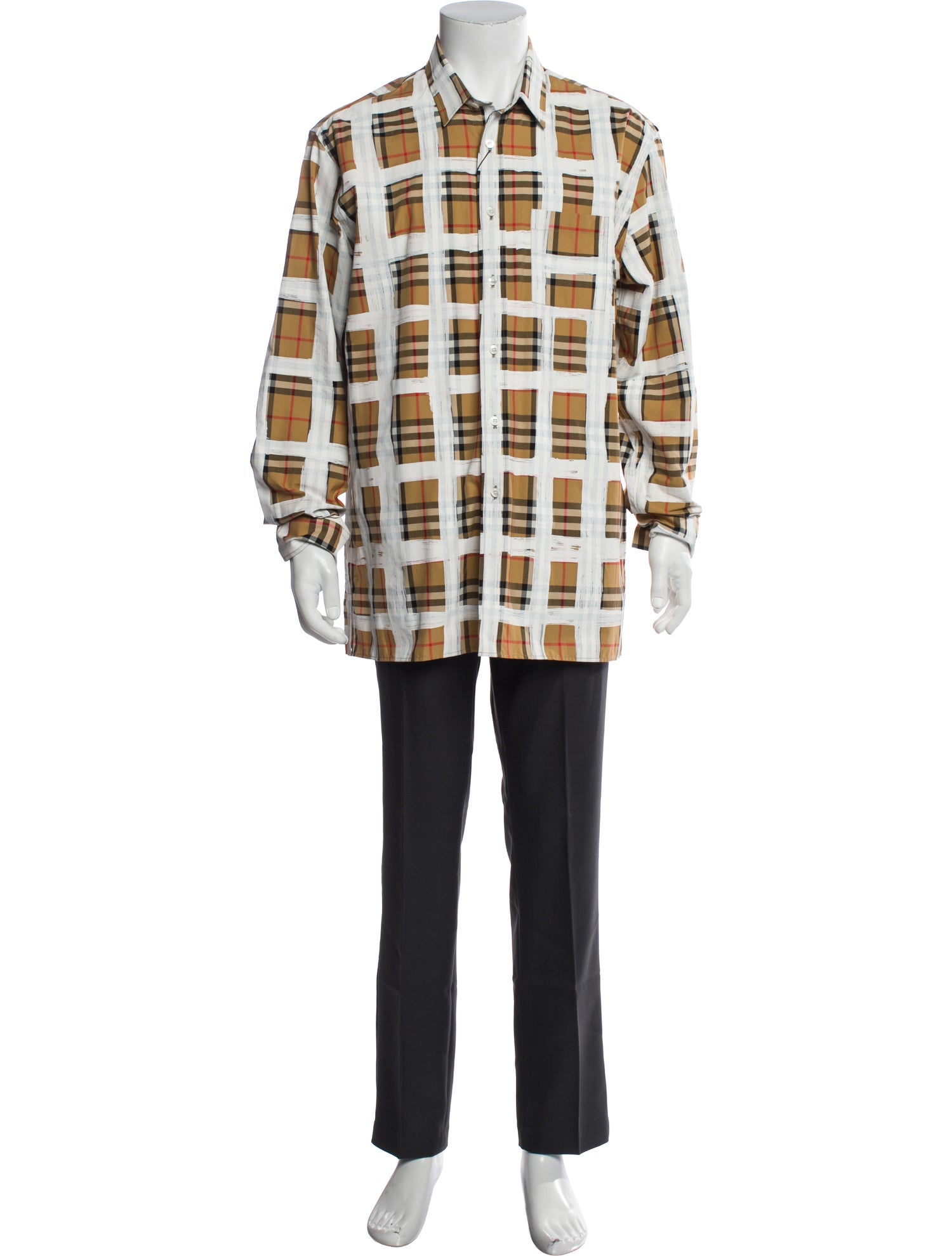 Burberry House Check Pattern Long Sleeve Shirt w/ Tags