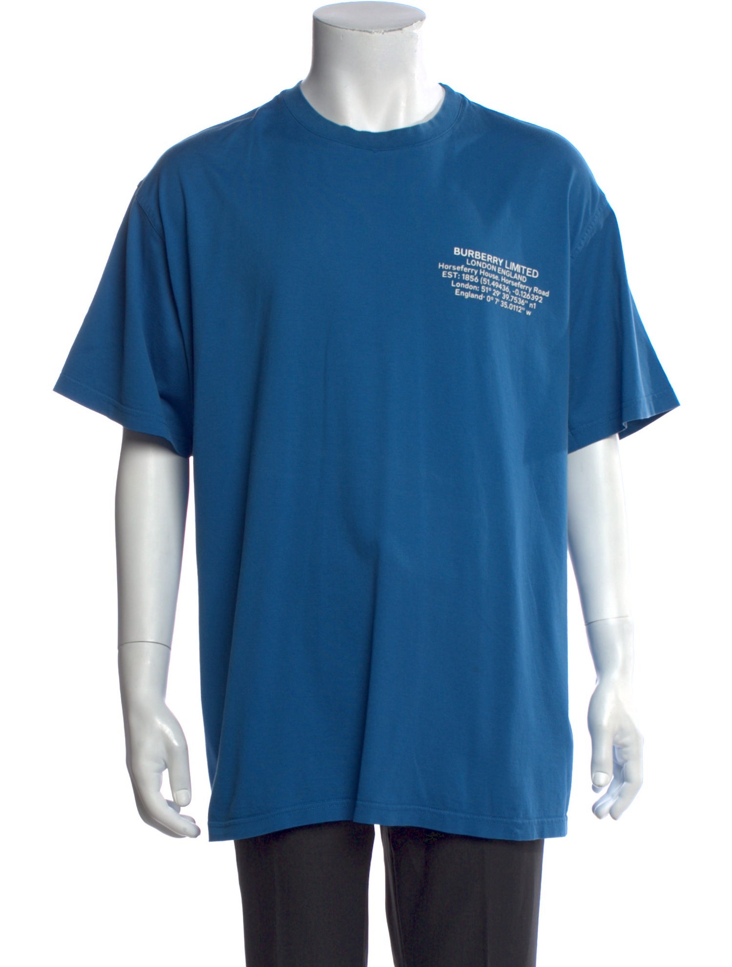 Burberry Graphic Print Crew Neck T-Shirt