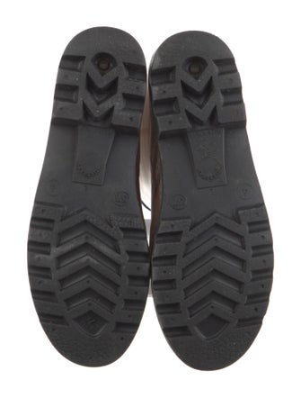 Burberry Rubber Plaid Print Rain Boots