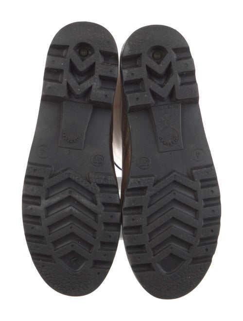 Burberry Rubber Plaid Print Rain Boots