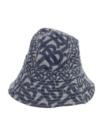 Burberry Logo Denim Bucket Hat