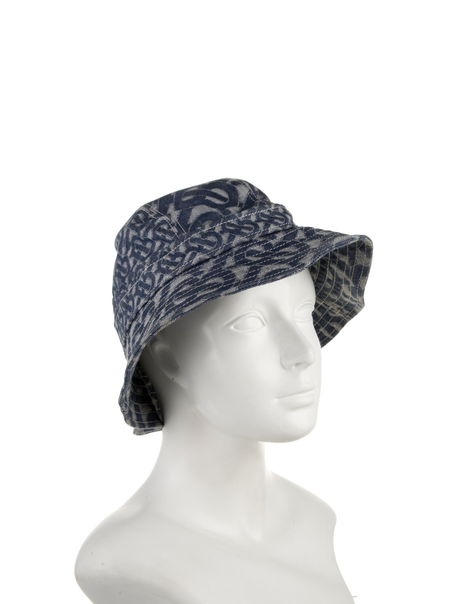 Burberry Logo Denim Bucket Hat