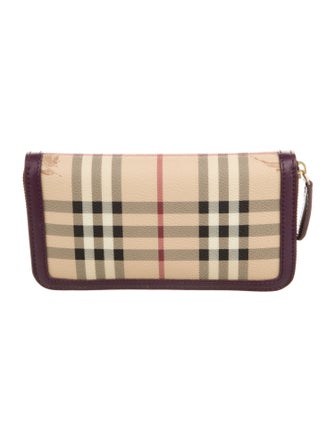 Burberry House Check Pattern Wallet