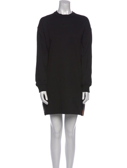 Burberry Mock Neck Mini Dress